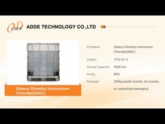 C22H48ClN DDAC 80% Agent antimicrobien Chlorure d'ammonium diméthylique de didécyle 80