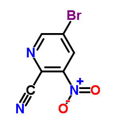 5-Bromo-2-Cyano-3-Nitropyridine Purity 98% C6H2BrN3O2 crystalline powder
